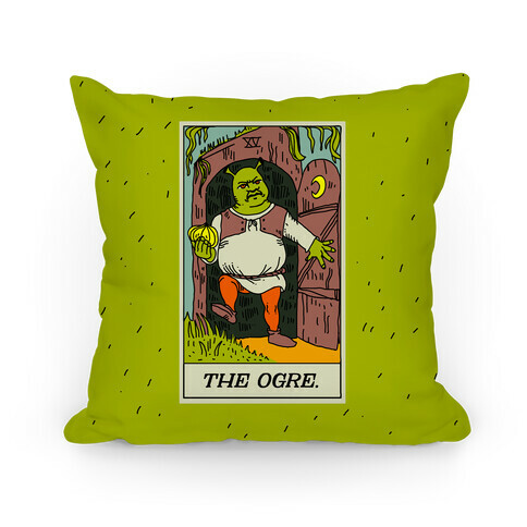 The Ogre Tarot Card Pillow