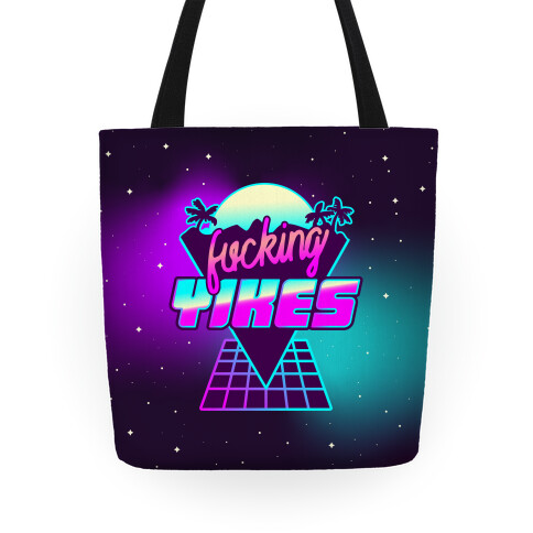 F***ing YIKES Retro Wave Tote