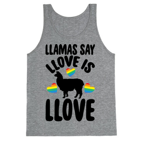 Llove Is Llove Llama Pride Parody Tank Top