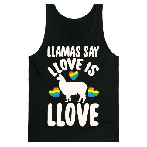 Llove Is Llove Llama Pride Parody Tank Top