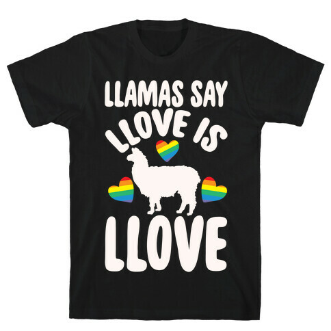 Llove Is Llove Llama Pride Parody T-Shirt