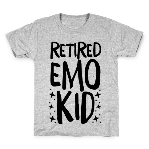 Retired Emo Kid  Kids T-Shirt