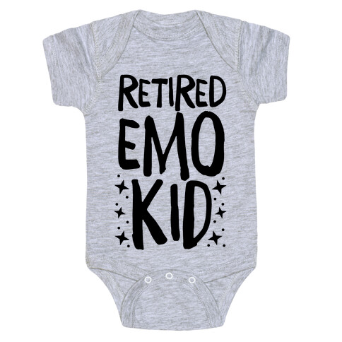 Retired Emo Kid  Baby One-Piece