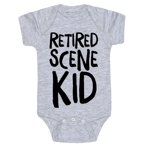 Retired Scene Kid  Baby One-Piece