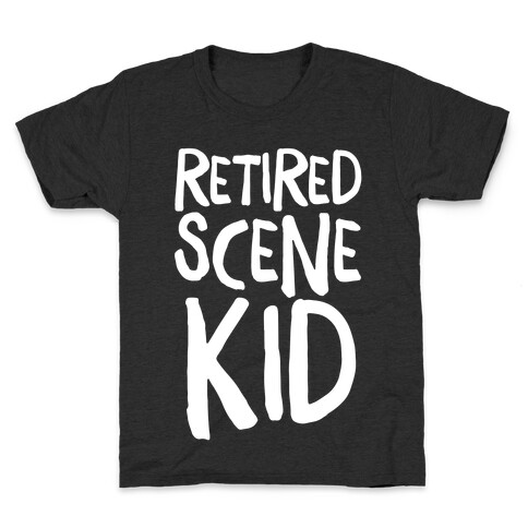 Retired Scene Kid  Kids T-Shirt