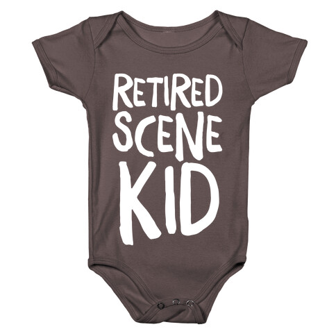 Retired Scene Kid  Baby One-Piece