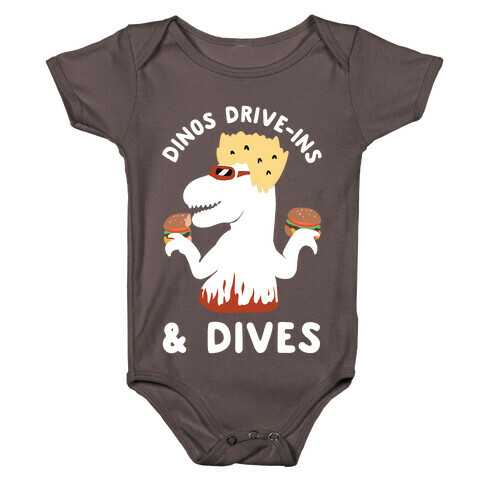 Dinos Drive-Ins and Dives Baby One-Piece