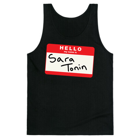 Hello My Name is Sara Tonin Tank Top
