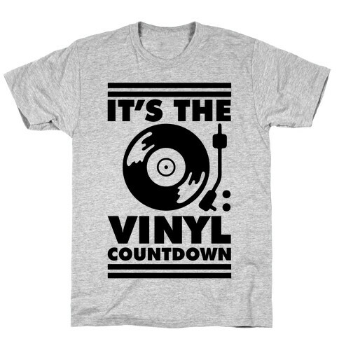 It's the VINYL countdown T-Shirt