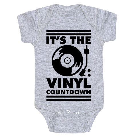 It's the VINYL countdown Baby One-Piece