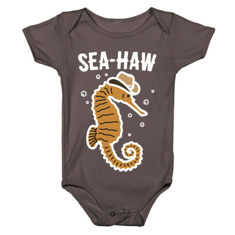 Sea Haw Seahorse Cowboy Baby One-Piece
