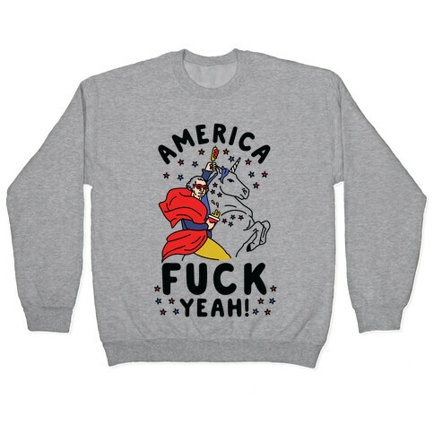 America F*** Yeah Washington Unicorn Pullover