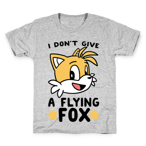 I Don't Give a Flying Fox - Tails Kids T-Shirt