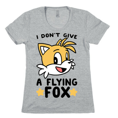 I Don't Give a Flying Fox - Tails Womens T-Shirt