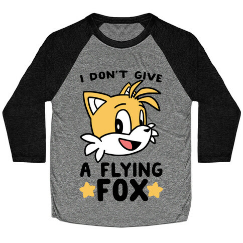 I Don't Give a Flying Fox - Tails Baseball Tee