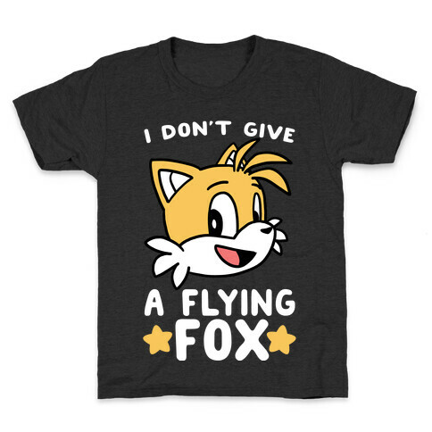 I Don't Give a Flying Fox - Tails Kids T-Shirt