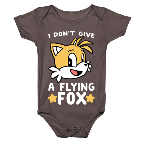 I Don't Give a Flying Fox - Tails Baby One-Piece