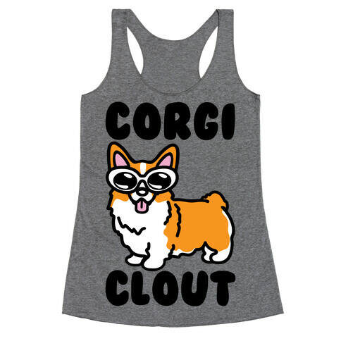 Corgi Clout  Racerback Tank Top