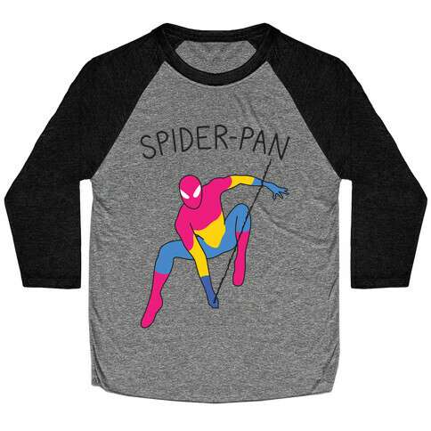 Spider-Pan Parody Baseball Tee