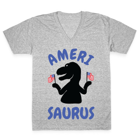 Amerisaurus V-Neck Tee Shirt