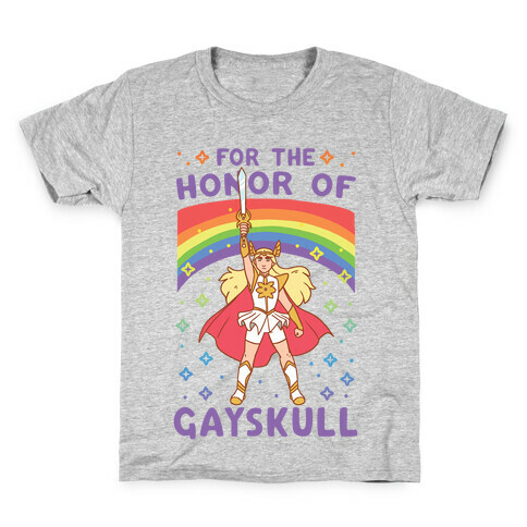 For the Honor of Gayskull Kids T-Shirt