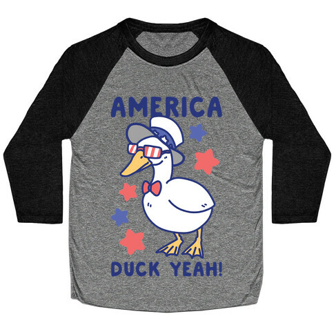 America Duck Yeah Baseball Tee