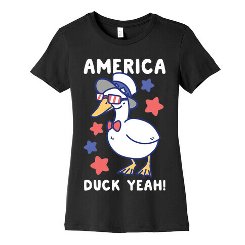 America Duck Yeah Womens T-Shirt