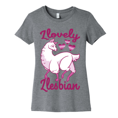 Llovely Llesbian  Womens T-Shirt