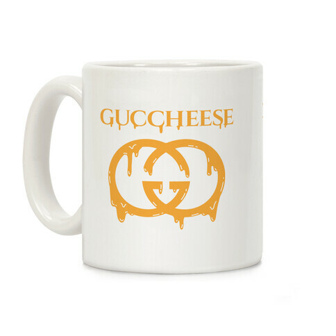 Guccheese Cheesy Gucci Parody Coffee Mug
