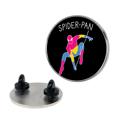 Spider-Pan Parody Pin