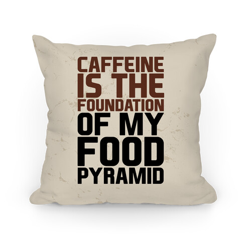 Caffeine Foundation Pillow