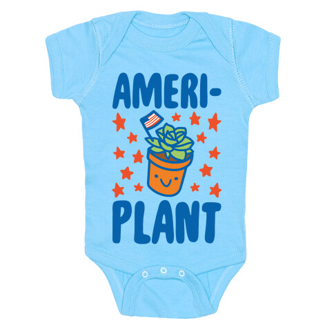 Ameriplant White Print Baby One-Piece