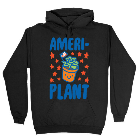 Ameriplant White Print Hooded Sweatshirt