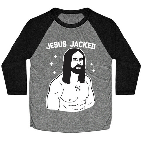 Jesus Jacked Baseball Tee