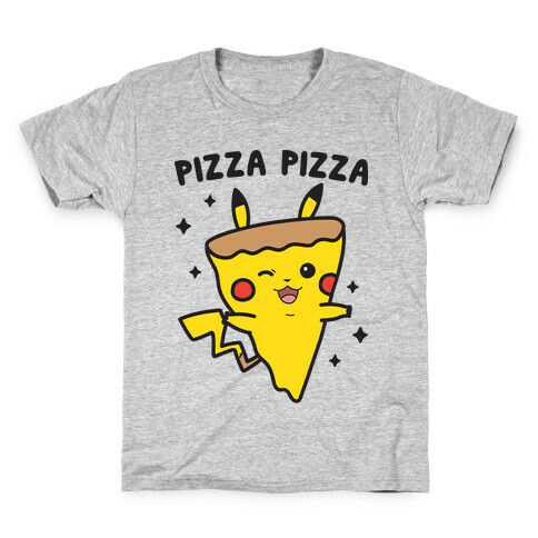 Pizza Pizza Pikachu Parody Kids T-Shirt