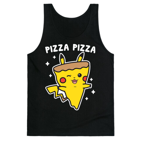 Pizza Pizza Pikachu Parody Tank Top