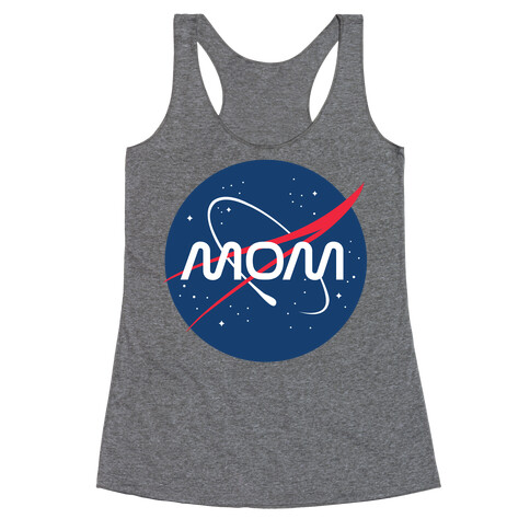 Mom Nasa Parody Racerback Tank Top