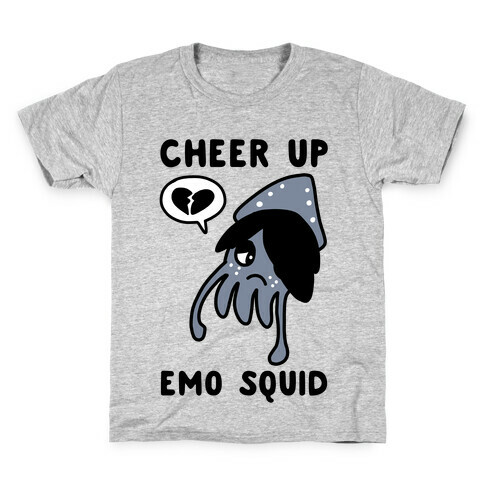 Cheer Up, Emo Squid Kids T-Shirt