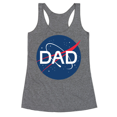 DAD Nasa Parody Racerback Tank Top