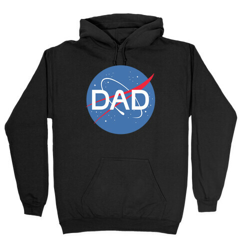 DAD Nasa Parody Hooded Sweatshirt