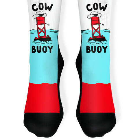Cow Buoy  Sock