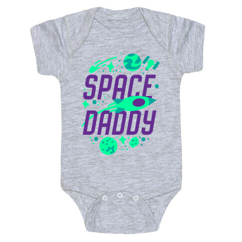 Space Daddy Baby One-Piece