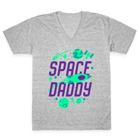 Space Daddy V-Neck Tee Shirt