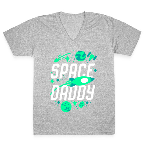 Space Daddy V-Neck Tee Shirt