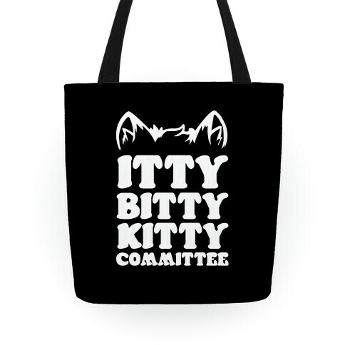 Itty Bitty Kitty Committee Tote