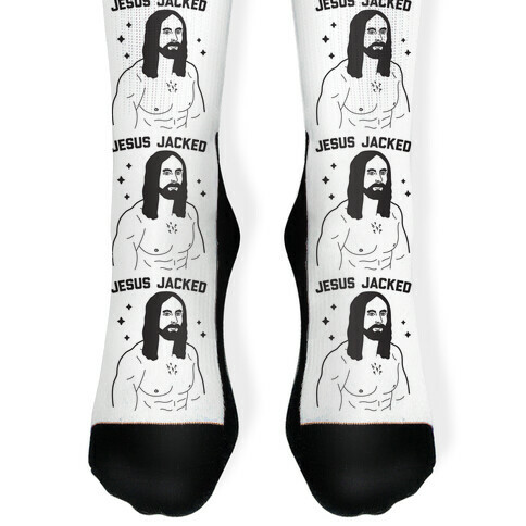 Jesus Jacked Sock