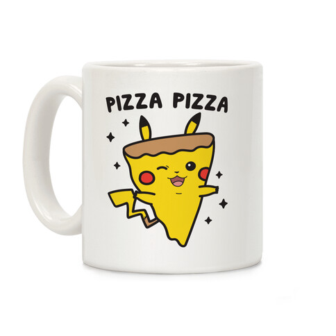 Pizza Pizza Pikachu Parody Coffee Mug