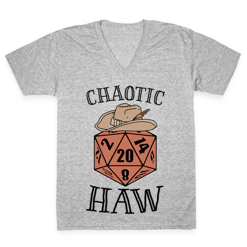 Chaotic Haw V-Neck Tee Shirt