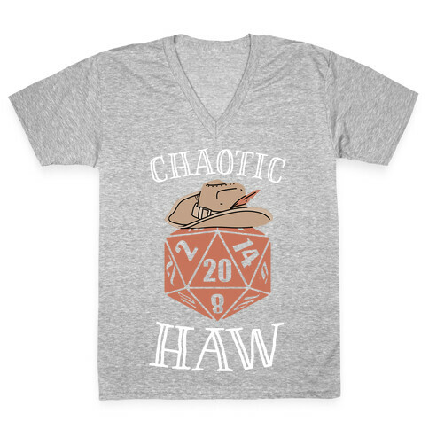 Chaotic Haw V-Neck Tee Shirt