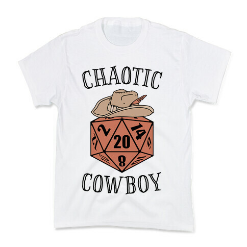 Chaotic cowboy Kids T-Shirt